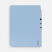 Ежедневник Flexpen Shall, недатированный, голубой
