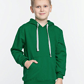 Толстовка с капюшоном детская Kirenga Kids, зеленая