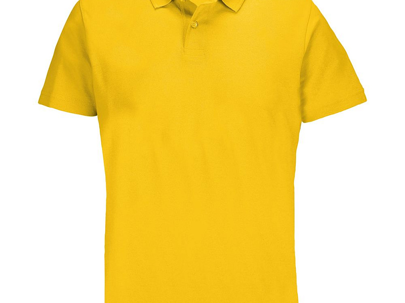 Рубашка поло унисекс Pulse, желтая