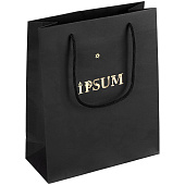 Пакет бумажный Vid L, черный