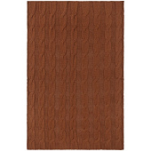 Плед Snefald, коричневый (темное золото)