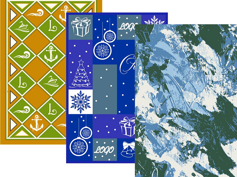 Плед на заказ Tricksy Net, 4 цвета, М, акрил