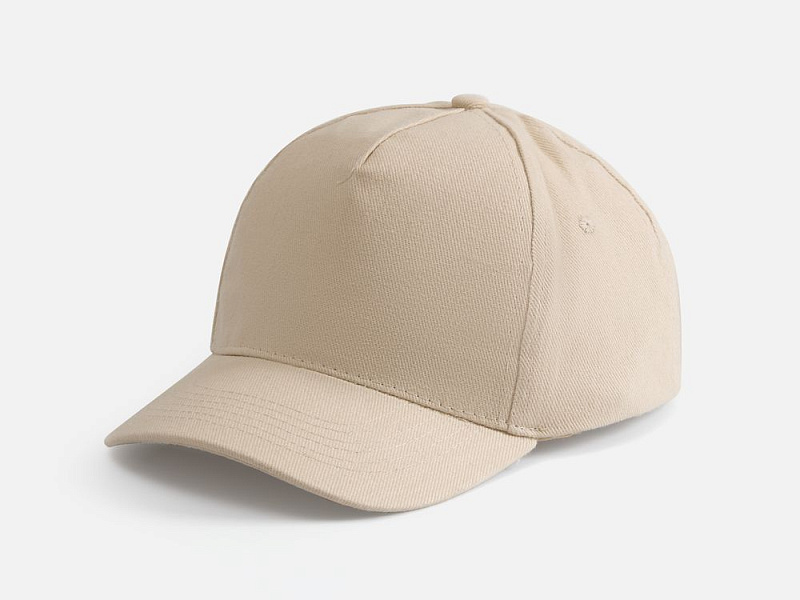 Бейсболка Long Beach, бежевая