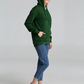 Толстовка на молнии с капюшоном Siverga Heavy 2.0, темно-зеленая