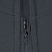 Толстовка на молнии с капюшоном Siverga Heavy 2.0, темно-серая (графит)