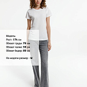 Футболка женская T-bolka Lady, белая (белоснежная)