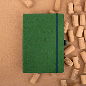 Блокнот Cork County, зеленый