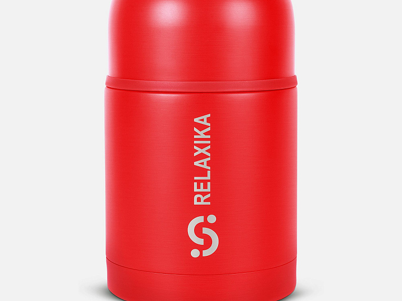 Термос для еды Relaxika 700, красный