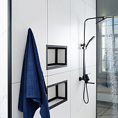 Полотенце Farbe, большое, синее