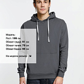 Толстовка с капюшоном Kirenga, темно-серая (графит)