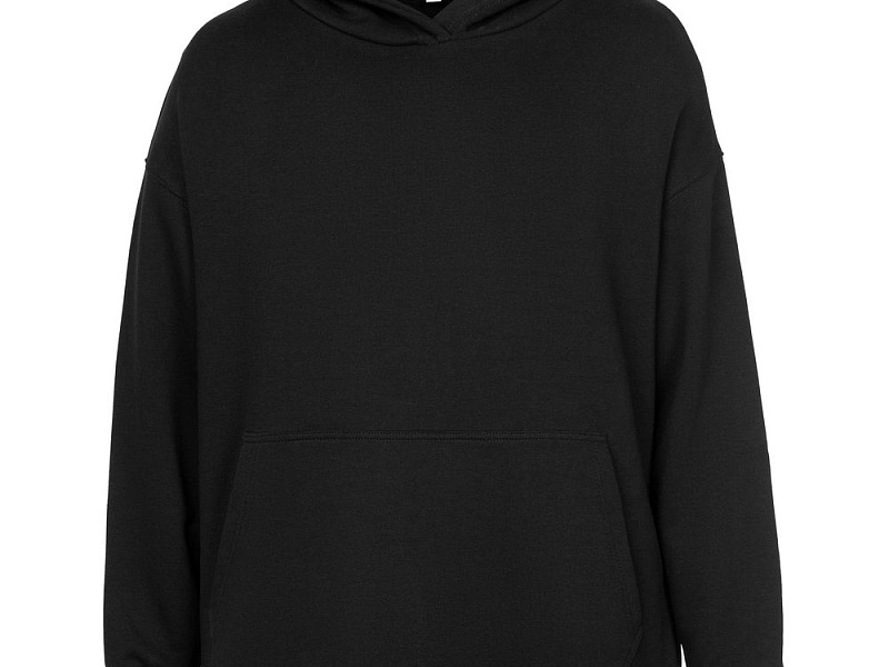 Худи оверсайз унисекс Outshine, черное