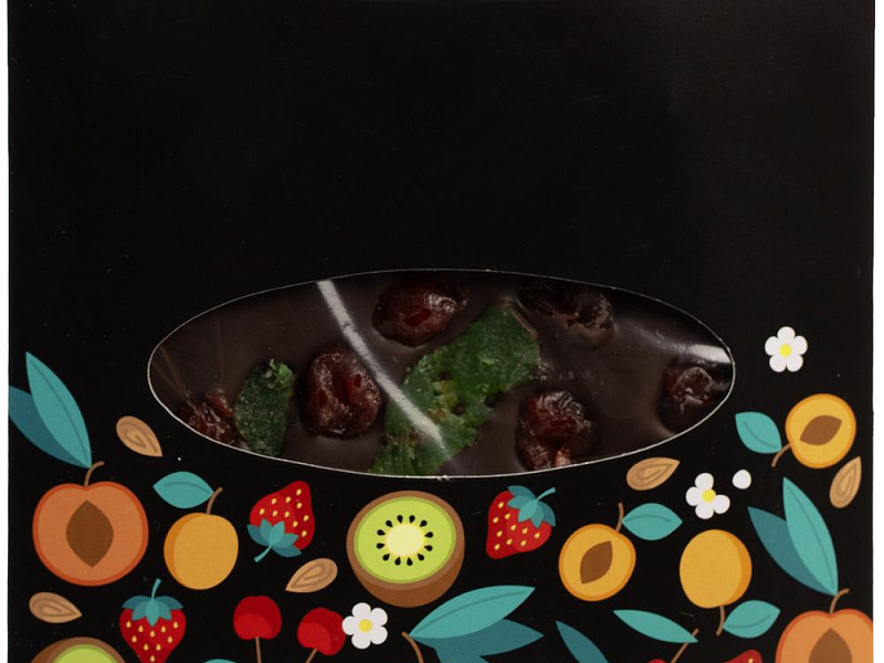 Шоколад Maukas, темный с цукатами