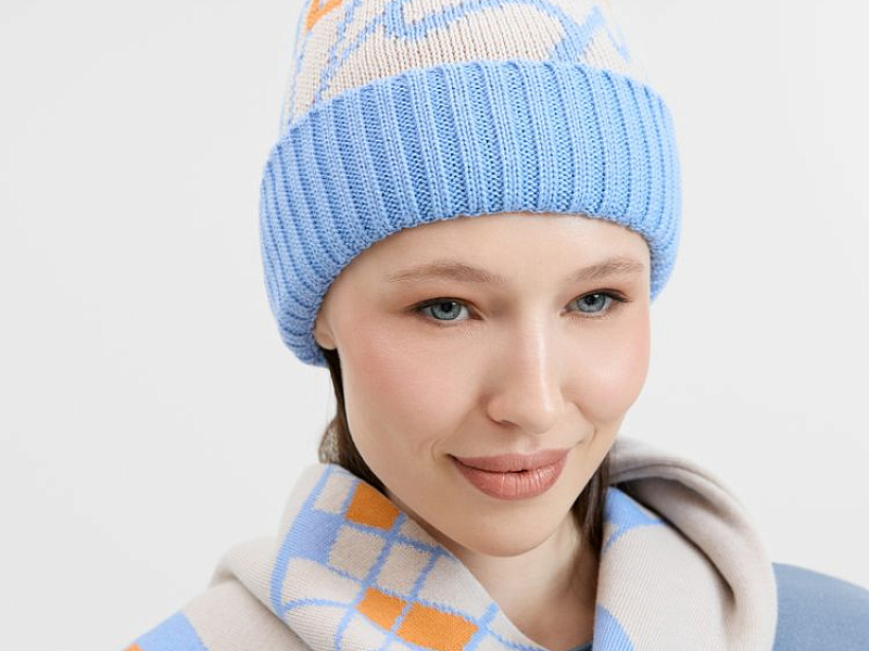 Шапка Joyful на заказ, полушерсть