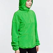 Анорак флисовый унисекс Fliska, зеленое яблоко