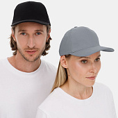 Бейсболка Long Beach, серая