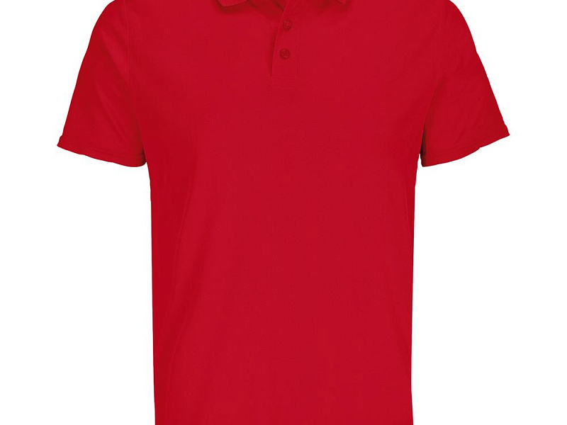 Рубашка поло унисекс Pitcher, красная