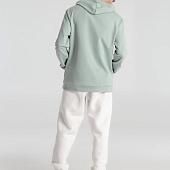 Толстовка с капюшоном унисекс Hoodie, серо-зеленая