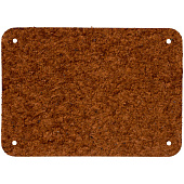 Лейбл кожаный Beta, XL, горчичный