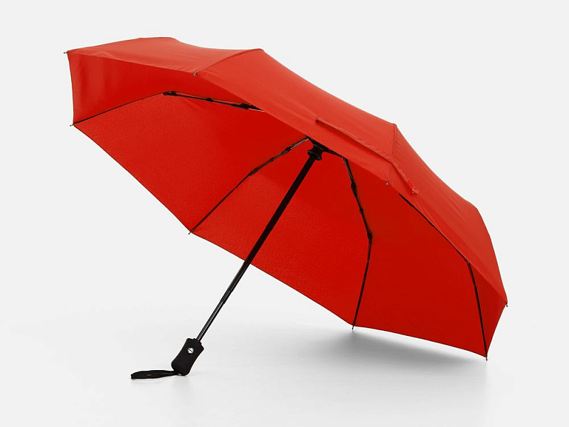 Зонт складной Monsoon, красный