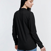 Рубашка поло с длинным рукавом Prime LSL, черная