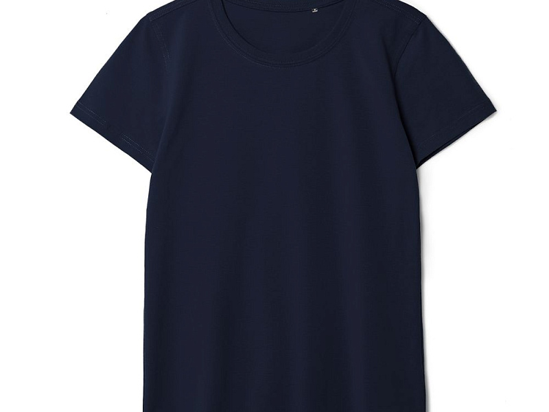 Футболка женская T-bolka Stretch Lady, темно-синяя (navy)