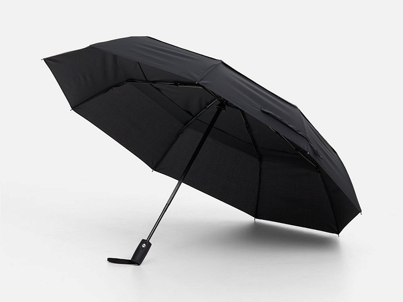 Складной зонт Dome Double с двойным куполом, черный