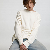 Джемпер оверсайз унисекс Stated в сумке, белый (молочный)