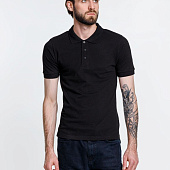 Рубашка поло мужская Adam, черная