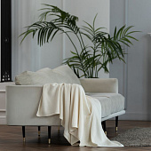 Плед Ornato, молочно-белый (ванильный)