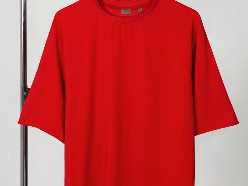 Футболка оверсайз Vozduh 2.0, красная