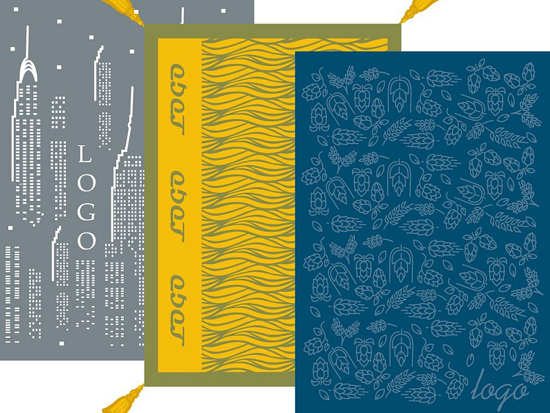 Плед на заказ Tricksy Net Light, XL, полушерсть