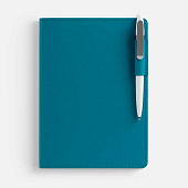 Ежедневник Tact, недатированный, бирюзовый