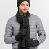 Варежки Heat Trick, темно-серый меланж