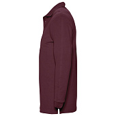 Рубашка поло мужская с длинным рукавом Winter II 210 бордовая