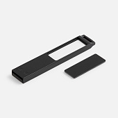 Флешка markBright Black с зеленой подсветкой, 32 Гб