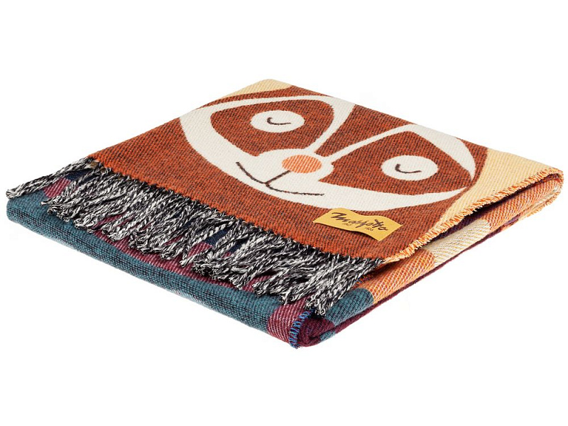 Плед детский Zoo, оранжевый