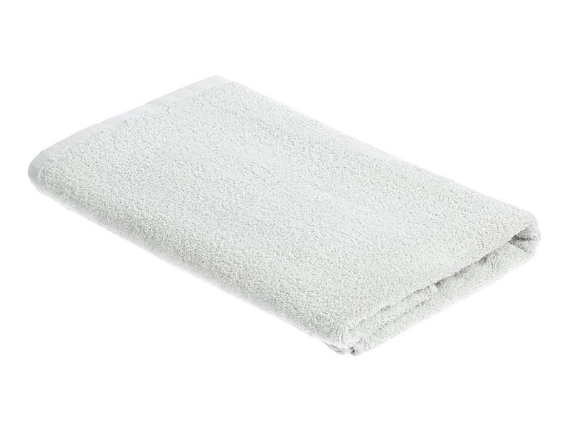 Полотенце махровое «Кронос», среднее, светло-серое