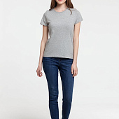 Футболка женская «Подсознательность», серый меланж