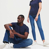 Футболка унисекс Regent 150, синяя (джинс)