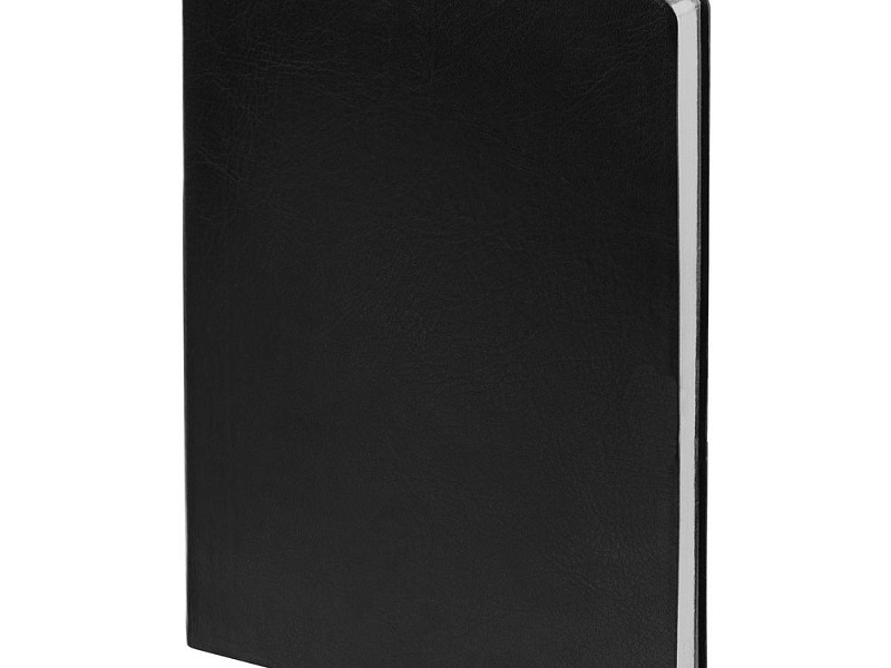 Ежедневник Nebraska Flex, недатированный, черный с серебристым
