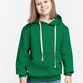 Толстовка с капюшоном детская Kirenga Kids, зеленая