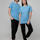 Футболка унисекс T-bolka 140, голубая