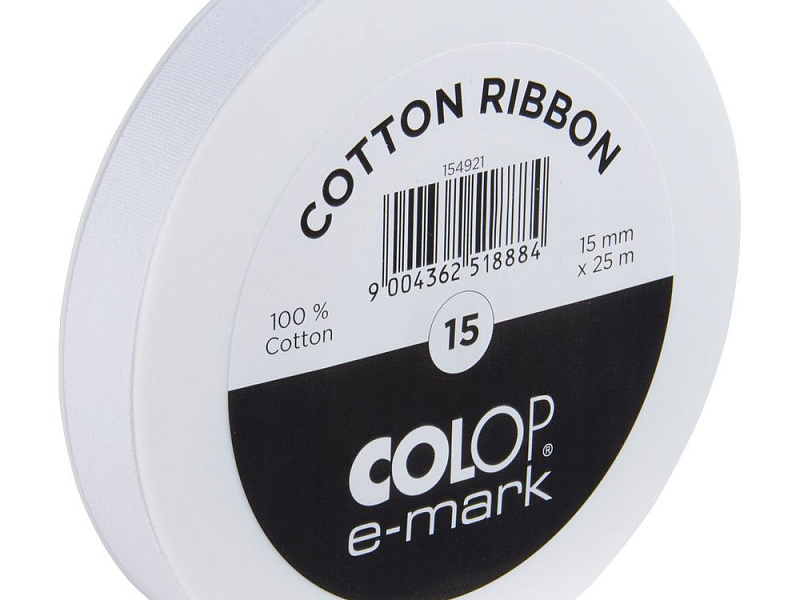 Лента Colop E-mark 15, белая