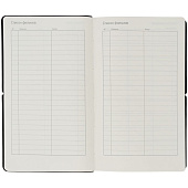 Ежедневник Nubuk, недатированный, темно-серый