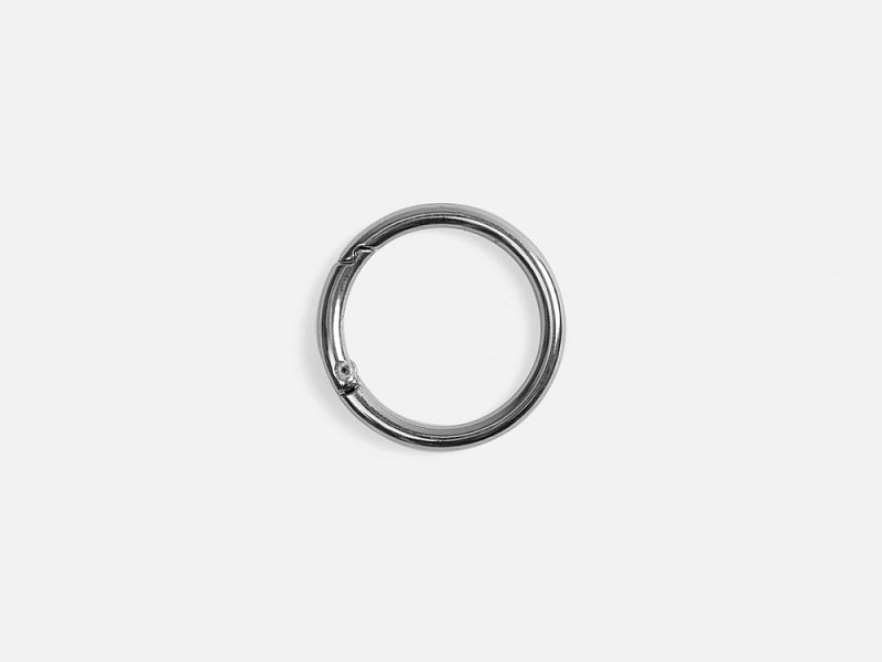 Карабин-кольцо Claus, L, серебристый