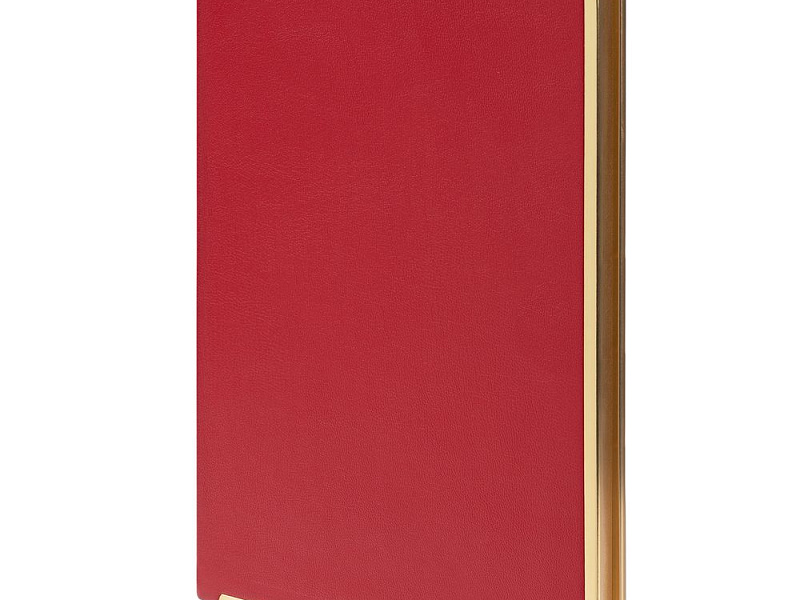 Ежедневник Relax, недатированный, красный