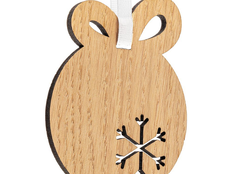 Деревянная подвеска Christmate, шар