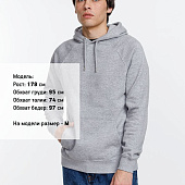 Толстовка унисекс Stellar, серый меланж