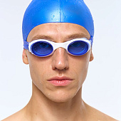 Очки для плавания Swimatic, синие с белым
