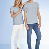 Футболка мужская Regent Fit 150, серый меланж